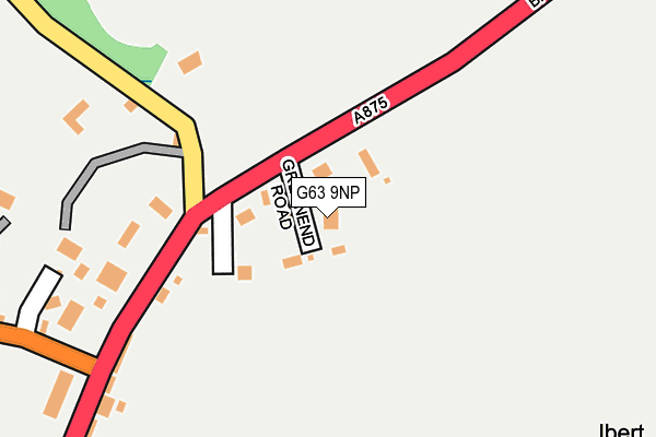G63 9NP map - OS OpenMap – Local (Ordnance Survey) G63 9NP map - OS OpenMap – Local (Ordnance Survey)