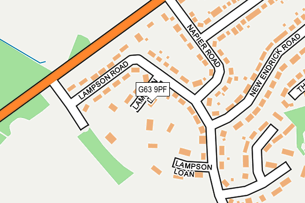 G63 9PF map - OS OpenMap – Local (Ordnance Survey) G63 9PF map - OS OpenMap – Local (Ordnance Survey)