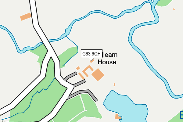 G63 9QH map - OS OpenMap – Local (Ordnance Survey) G63 9QH map - OS OpenMap – Local (Ordnance Survey)