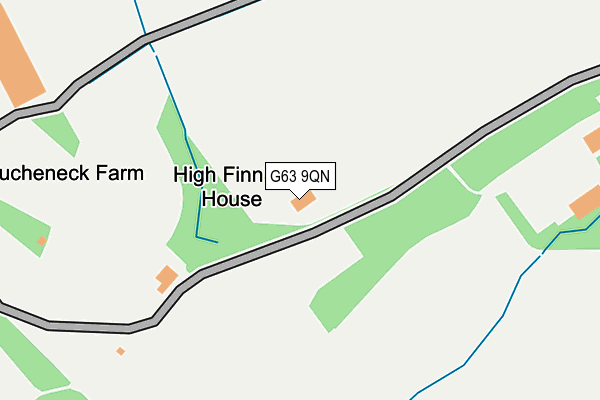 G63 9QN map - OS OpenMap – Local (Ordnance Survey) G63 9QN map - OS OpenMap – Local (Ordnance Survey)