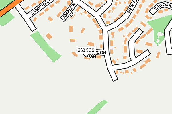 G63 9QS map - OS OpenMap – Local (Ordnance Survey) G63 9QS map - OS OpenMap – Local (Ordnance Survey)