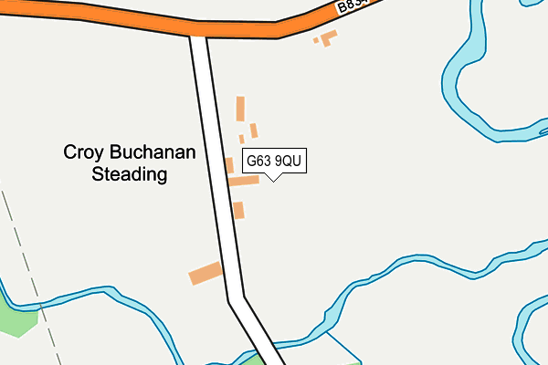 G63 9QU map - OS OpenMap – Local (Ordnance Survey) G63 9QU map - OS OpenMap – Local (Ordnance Survey)