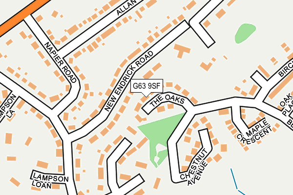 G63 9SF map - OS OpenMap – Local (Ordnance Survey) G63 9SF map - OS OpenMap – Local (Ordnance Survey)