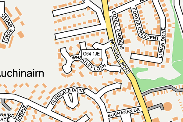 G64 1JE map - OS OpenMap – Local (Ordnance Survey) G64 1JE map - OS OpenMap – Local (Ordnance Survey)