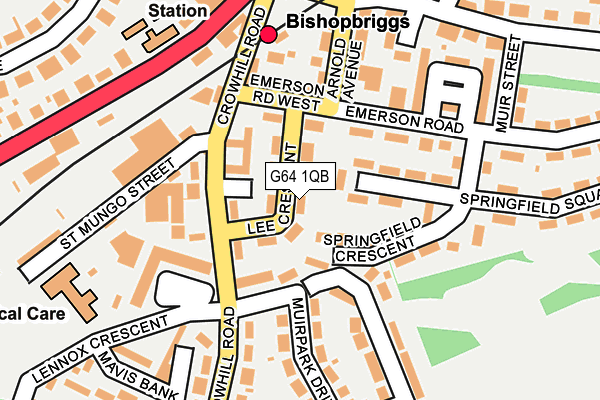 G64 1QB map - OS OpenMap – Local (Ordnance Survey) G64 1QB map - OS OpenMap – Local (Ordnance Survey)