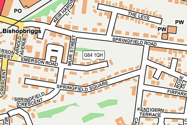 G64 1QH map - OS OpenMap – Local (Ordnance Survey) G64 1QH map - OS OpenMap – Local (Ordnance Survey)