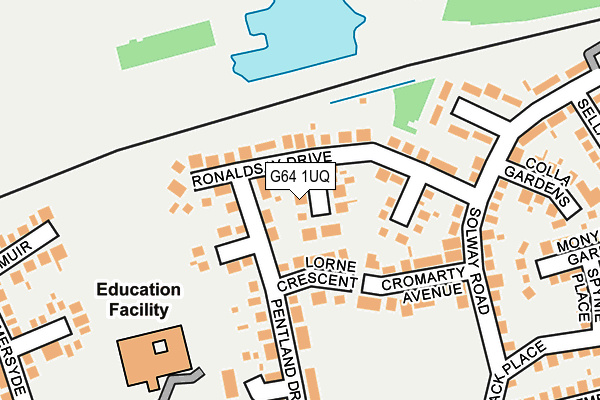 G64 1UQ map - OS OpenMap – Local (Ordnance Survey) G64 1UQ map - OS OpenMap – Local (Ordnance Survey)