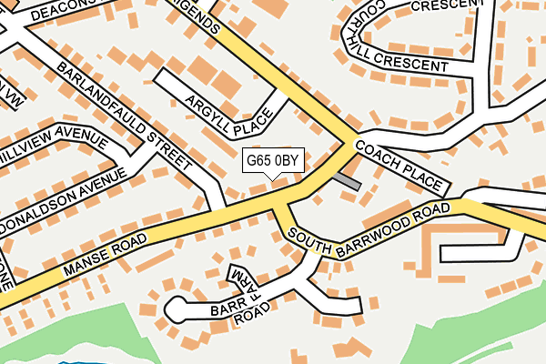 G65 0BY map - OS OpenMap – Local (Ordnance Survey) G65 0BY map - OS OpenMap – Local (Ordnance Survey)