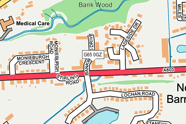G65 0GZ map - OS OpenMap – Local (Ordnance Survey) G65 0GZ map - OS OpenMap – Local (Ordnance Survey)