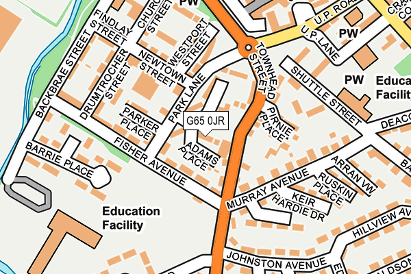 G65 0JR map - OS OpenMap – Local (Ordnance Survey) G65 0JR map - OS OpenMap – Local (Ordnance Survey)