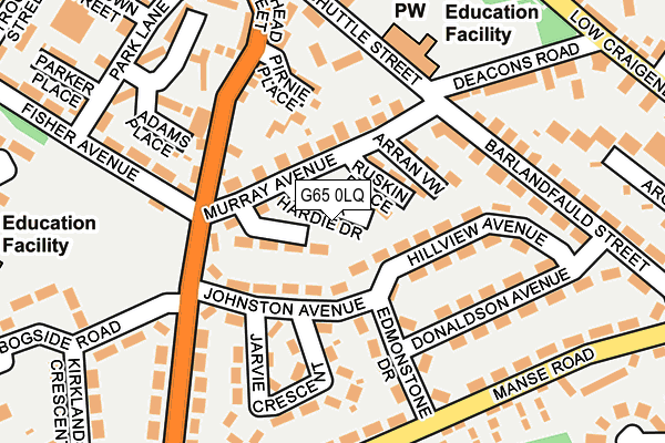 G65 0LQ map - OS OpenMap – Local (Ordnance Survey) G65 0LQ map - OS OpenMap – Local (Ordnance Survey)