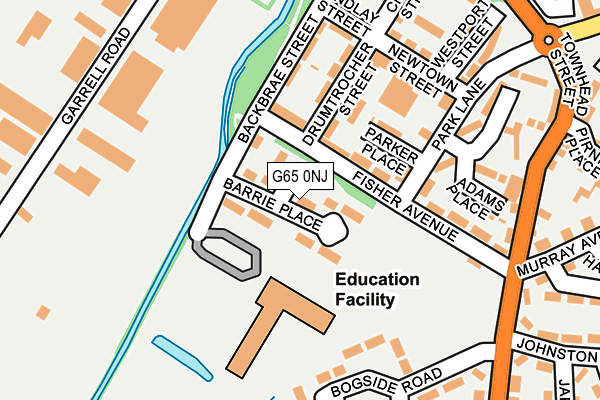 G65 0NJ map - OS OpenMap – Local (Ordnance Survey) G65 0NJ map - OS OpenMap – Local (Ordnance Survey)