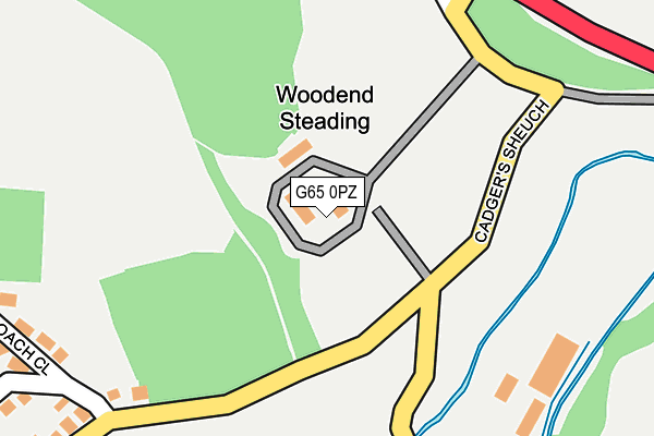 G65 0PZ map - OS OpenMap – Local (Ordnance Survey) G65 0PZ map - OS OpenMap – Local (Ordnance Survey)