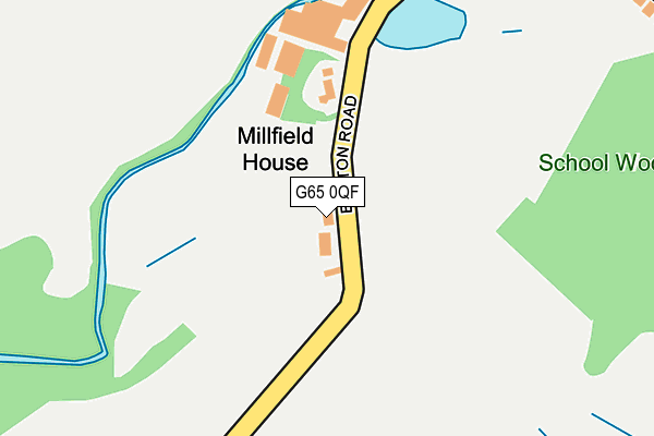 G65 0QF map - OS OpenMap – Local (Ordnance Survey)