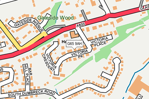 G65 9AH map - OS OpenMap – Local (Ordnance Survey) G65 9AH map - OS OpenMap – Local (Ordnance Survey)