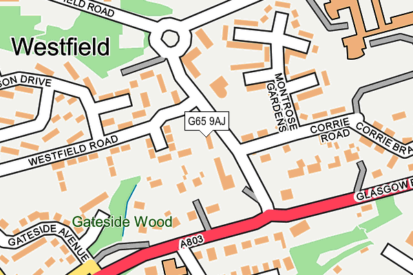 G65 9AJ map - OS OpenMap – Local (Ordnance Survey) G65 9AJ map - OS OpenMap – Local (Ordnance Survey)