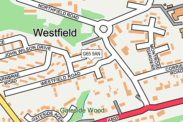 G65 9AN map - OS OpenMap – Local (Ordnance Survey) G65 9AN map - OS OpenMap – Local (Ordnance Survey)