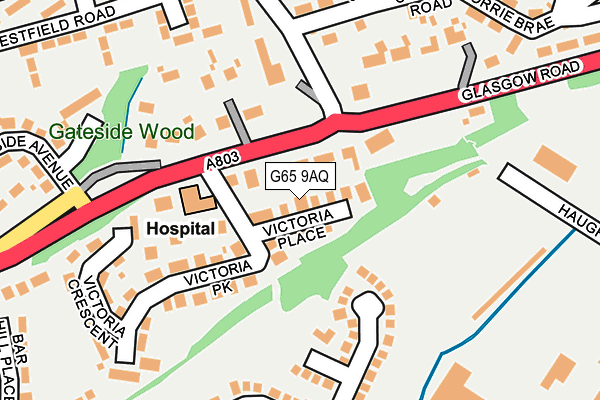 G65 9AQ map - OS OpenMap – Local (Ordnance Survey) G65 9AQ map - OS OpenMap – Local (Ordnance Survey)