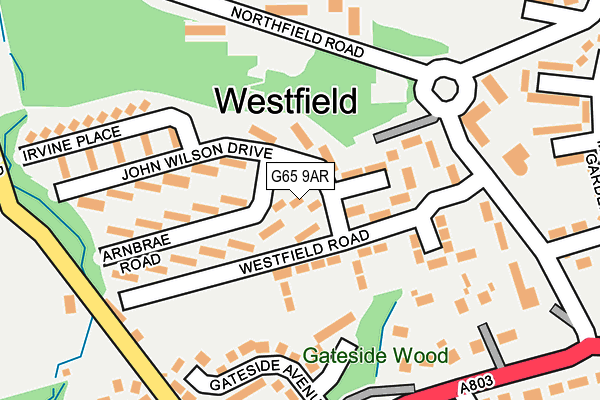 G65 9AR map - OS OpenMap – Local (Ordnance Survey) G65 9AR map - OS OpenMap – Local (Ordnance Survey)