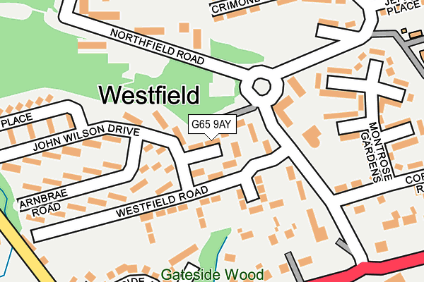 G65 9AY map - OS OpenMap – Local (Ordnance Survey) G65 9AY map - OS OpenMap – Local (Ordnance Survey)