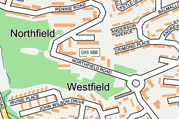G65 9BB map - OS OpenMap – Local (Ordnance Survey) G65 9BB map - OS OpenMap – Local (Ordnance Survey)