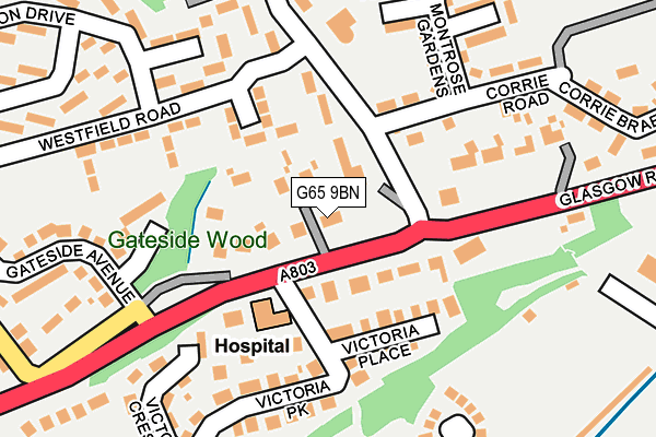 G65 9BN map - OS OpenMap – Local (Ordnance Survey) G65 9BN map - OS OpenMap – Local (Ordnance Survey)