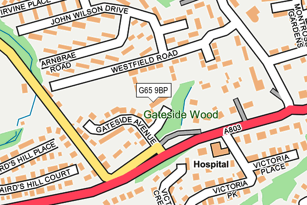 G65 9BP map - OS OpenMap – Local (Ordnance Survey) G65 9BP map - OS OpenMap – Local (Ordnance Survey)