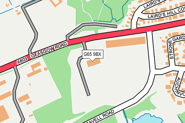 G65 9BX map - OS OpenMap – Local (Ordnance Survey) G65 9BX map - OS OpenMap – Local (Ordnance Survey)