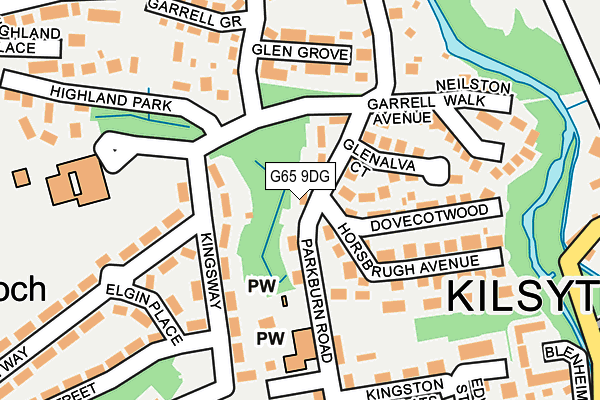 G65 9DG map - OS OpenMap – Local (Ordnance Survey)