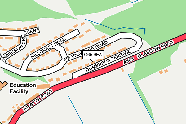 G65 9EA map - OS OpenMap – Local (Ordnance Survey) G65 9EA map - OS OpenMap – Local (Ordnance Survey)