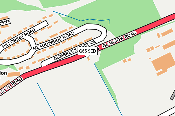G65 9ED map - OS OpenMap – Local (Ordnance Survey) G65 9ED map - OS OpenMap – Local (Ordnance Survey)