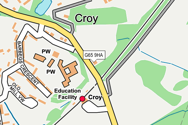 G65 9HA map - OS OpenMap – Local (Ordnance Survey) G65 9HA map - OS OpenMap – Local (Ordnance Survey)