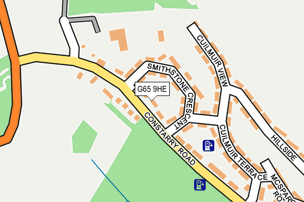 G65 9HE map - OS OpenMap – Local (Ordnance Survey) G65 9HE map - OS OpenMap – Local (Ordnance Survey)