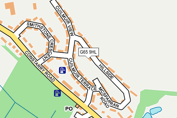 G65 9HL map - OS OpenMap – Local (Ordnance Survey) G65 9HL map - OS OpenMap – Local (Ordnance Survey)