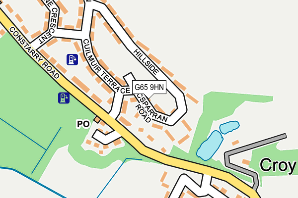 G65 9HN map - OS OpenMap – Local (Ordnance Survey) G65 9HN map - OS OpenMap – Local (Ordnance Survey)
