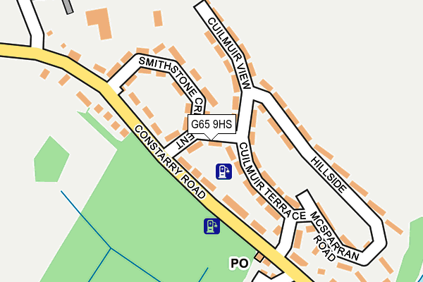 G65 9HS map - OS OpenMap – Local (Ordnance Survey) G65 9HS map - OS OpenMap – Local (Ordnance Survey)