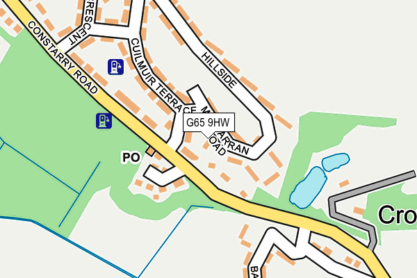 G65 9HW map - OS OpenMap – Local (Ordnance Survey) G65 9HW map - OS OpenMap – Local (Ordnance Survey)