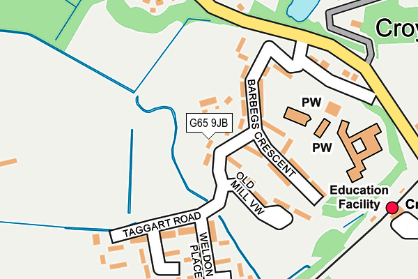 G65 9JB map - OS OpenMap – Local (Ordnance Survey) G65 9JB map - OS OpenMap – Local (Ordnance Survey)