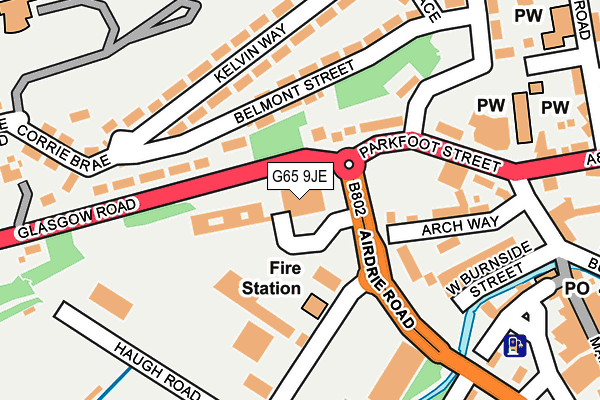 G65 9JE map - OS OpenMap – Local (Ordnance Survey) G65 9JE map - OS OpenMap – Local (Ordnance Survey)