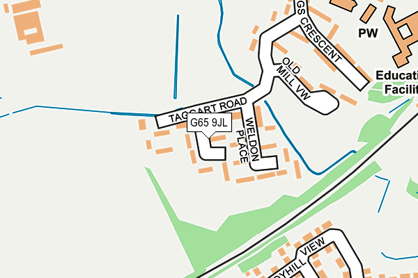 G65 9JL map - OS OpenMap – Local (Ordnance Survey) G65 9JL map - OS OpenMap – Local (Ordnance Survey)