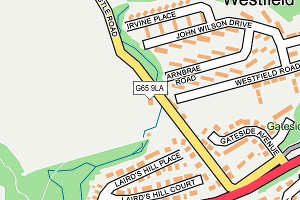 G65 9LA map - OS OpenMap – Local (Ordnance Survey) G65 9LA map - OS OpenMap – Local (Ordnance Survey)
