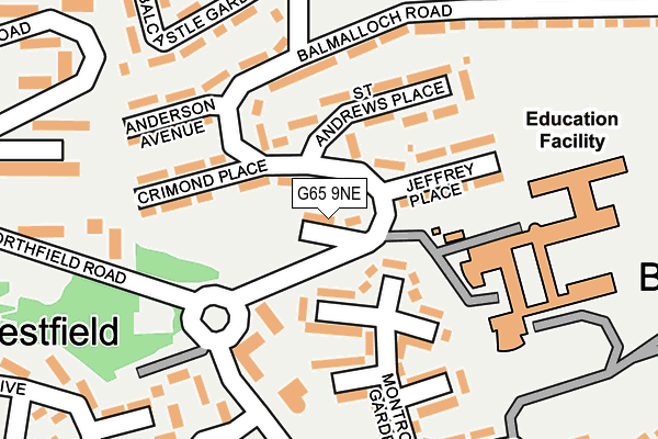 G65 9NE map - OS OpenMap – Local (Ordnance Survey) G65 9NE map - OS OpenMap – Local (Ordnance Survey)
