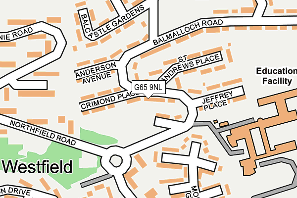 G65 9NL map - OS OpenMap – Local (Ordnance Survey) G65 9NL map - OS OpenMap – Local (Ordnance Survey)