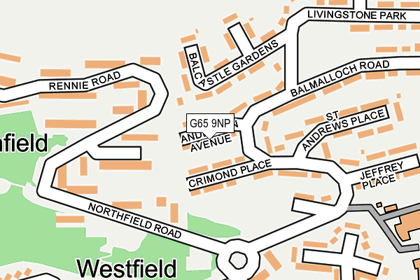G65 9NP map - OS OpenMap – Local (Ordnance Survey) G65 9NP map - OS OpenMap – Local (Ordnance Survey)
