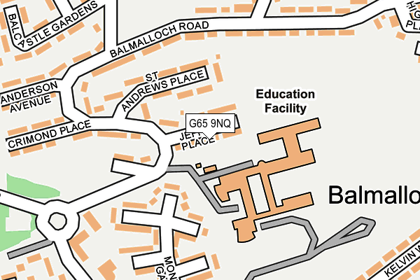 G65 9NQ map - OS OpenMap – Local (Ordnance Survey) G65 9NQ map - OS OpenMap – Local (Ordnance Survey)