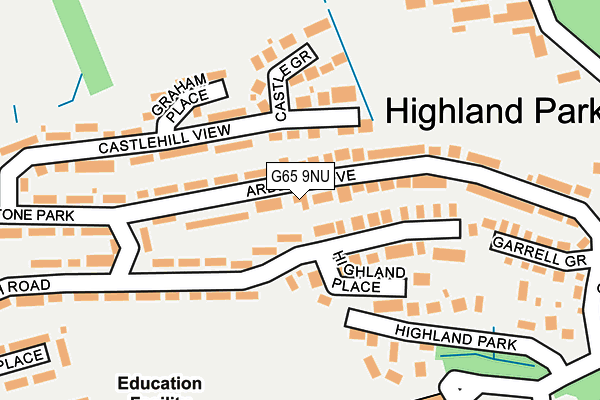 G65 9NU map - OS OpenMap – Local (Ordnance Survey) G65 9NU map - OS OpenMap – Local (Ordnance Survey)