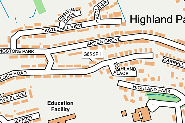 G65 9PH map - OS OpenMap – Local (Ordnance Survey) G65 9PH map - OS OpenMap – Local (Ordnance Survey)