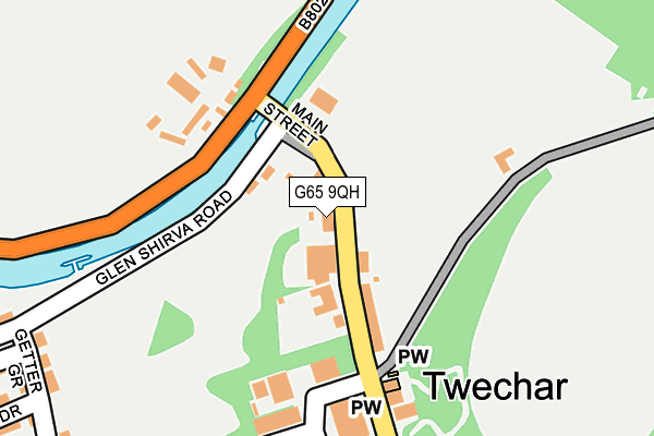 G65 9QH map - OS OpenMap – Local (Ordnance Survey) G65 9QH map - OS OpenMap – Local (Ordnance Survey)