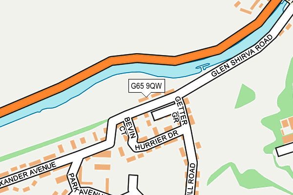 G65 9QW map - OS OpenMap – Local (Ordnance Survey) G65 9QW map - OS OpenMap – Local (Ordnance Survey)