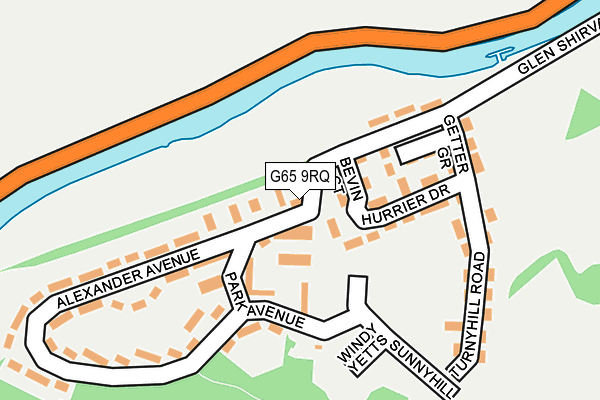 G65 9RQ map - OS OpenMap – Local (Ordnance Survey) G65 9RQ map - OS OpenMap – Local (Ordnance Survey)